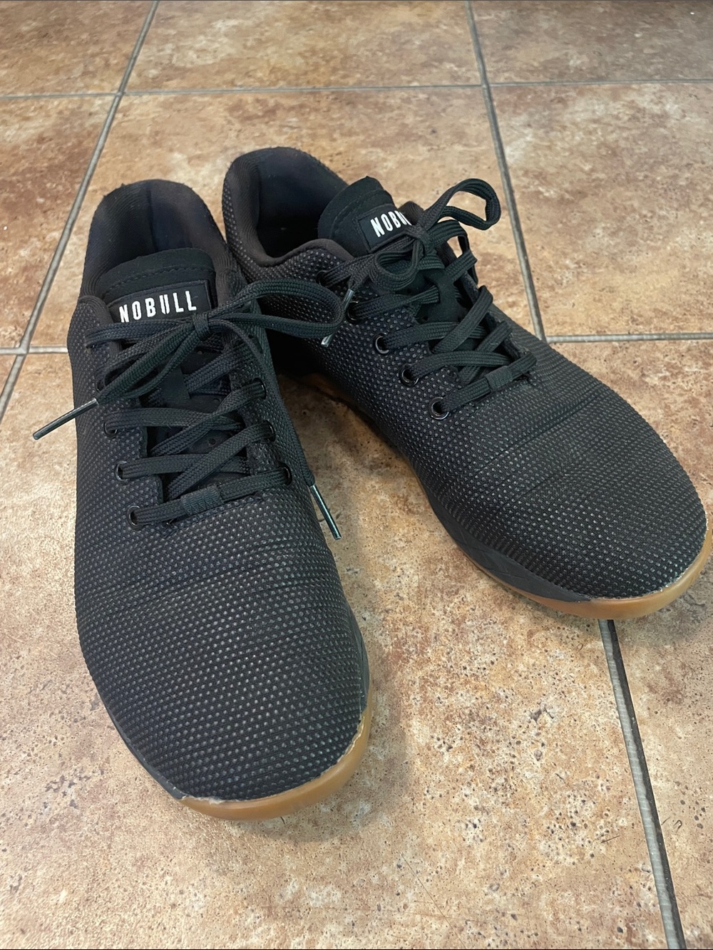 NOBULL Black Training Shoes with Gum Outsole